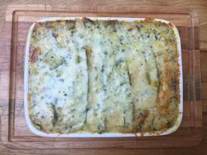 Parmigiana bianca di zucchine