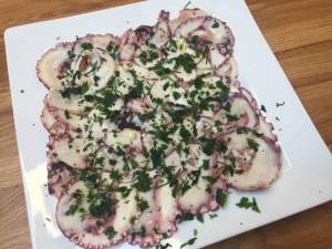 Carpaccio di polpo