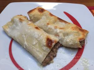 Cannelloni ripieni di carne alla Umbra