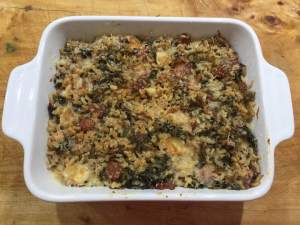 Riso gratinato alle verdure
