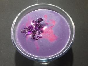 Vellutata di cavolo rosso