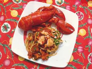 Spaghetti con astice in bellavista