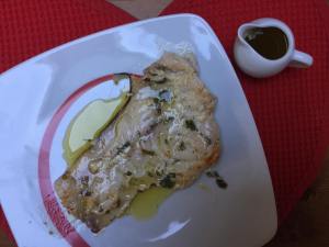 Pesce spada in salmoriglio