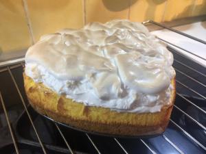 Cheesecake al limone meringata