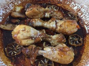 Fusi di pollo al miele