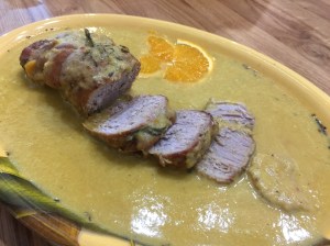 Filetto di maiale all'arancia