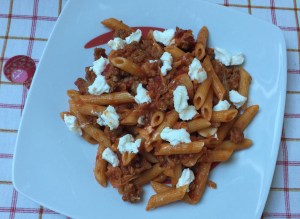 Pasta verza e salsiccia