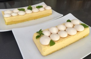 Meringa al limone con melissa