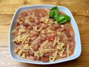 Pasta e fagioli estiva