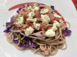 Pasta cavolo e pancetta