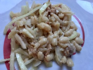 Tonno fagioli e cipolla