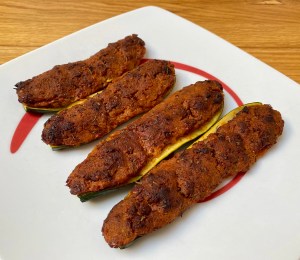 Zucchine ripiene vegetariane