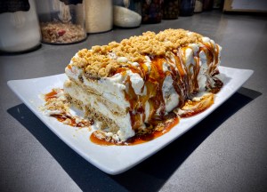 Semifreddo al caramello salato