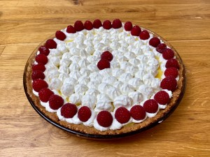Crostata di albumi con crema al limone
