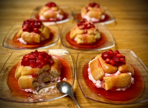 Mini charlotte alla fragola