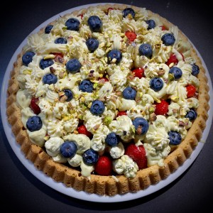 Crostata morbida al cioccolato bianco