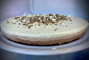 Cheesecake al triplo cioccolato