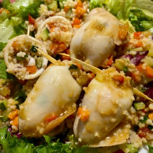 Calamari ripieni di couscous