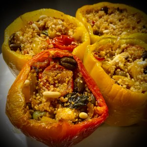 Peperoni ripieni di cous cous