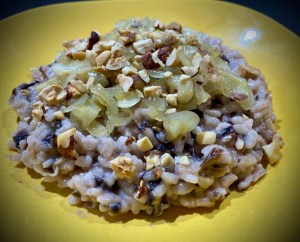 Risotto radicchio e gorgonzola