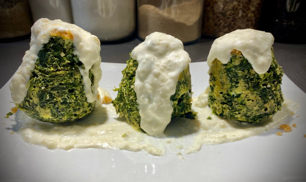 Sformatini di spinaci