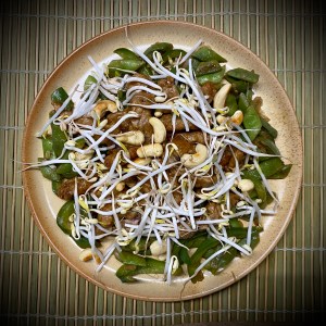 Straccetti di vitello con verdure croccanti