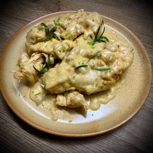 Petto di pollo cremoso