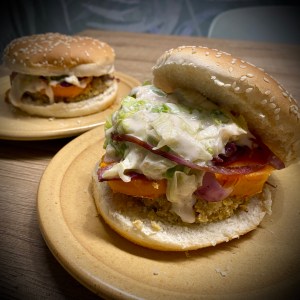 Seitan burger