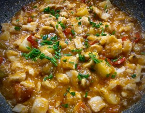 Pollo in salsa agrodolce