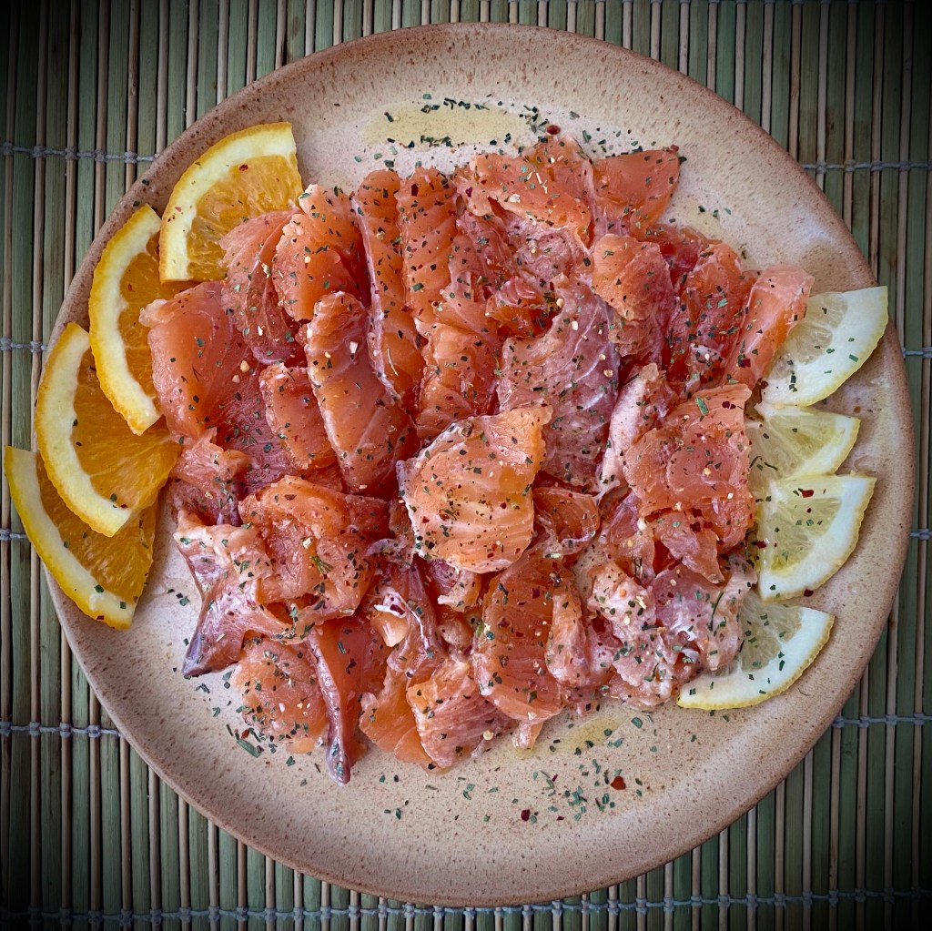 Salmone marinato