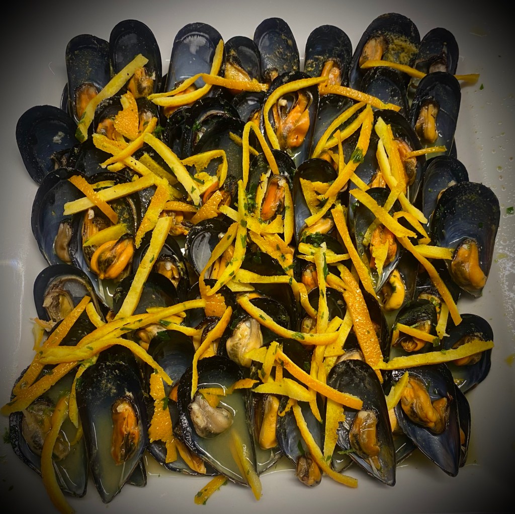 Cozze all'arancia