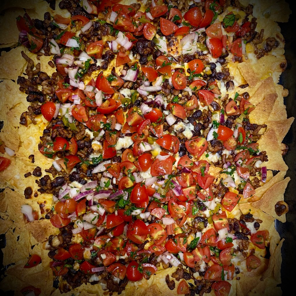 Nachos con carne