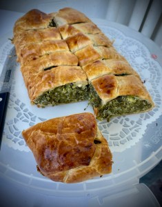 Strudel con ricotta e spinaci