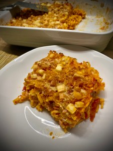 Riso rosso pasticciato