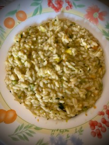 Risotto ai fiori di zucca
