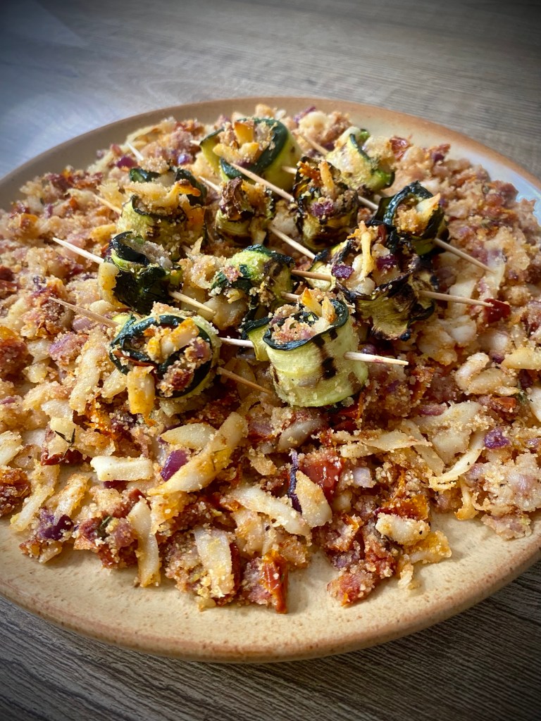 Involtini di zucchine al forno